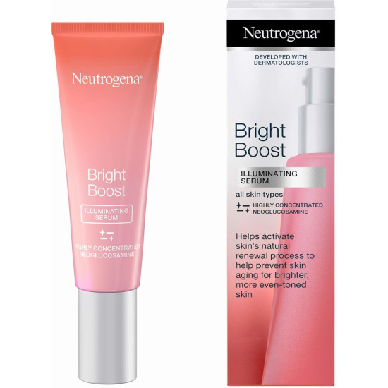 NEUTROGENA BRIGHT BOOST Illuminating Serum озаряващ серум за лице за всеки тип кожа 30 мл